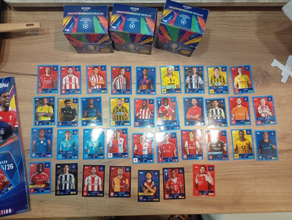Naklejki champions league 25/26