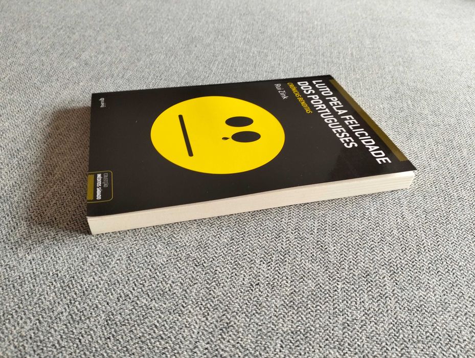 Livro "Luto pela felicidade dos portugueses" de Rui Zink
