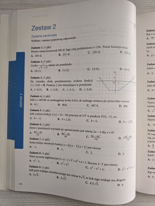 teraz matura Vademecum+zbiór zadań i zestawów maturalnych matematyka