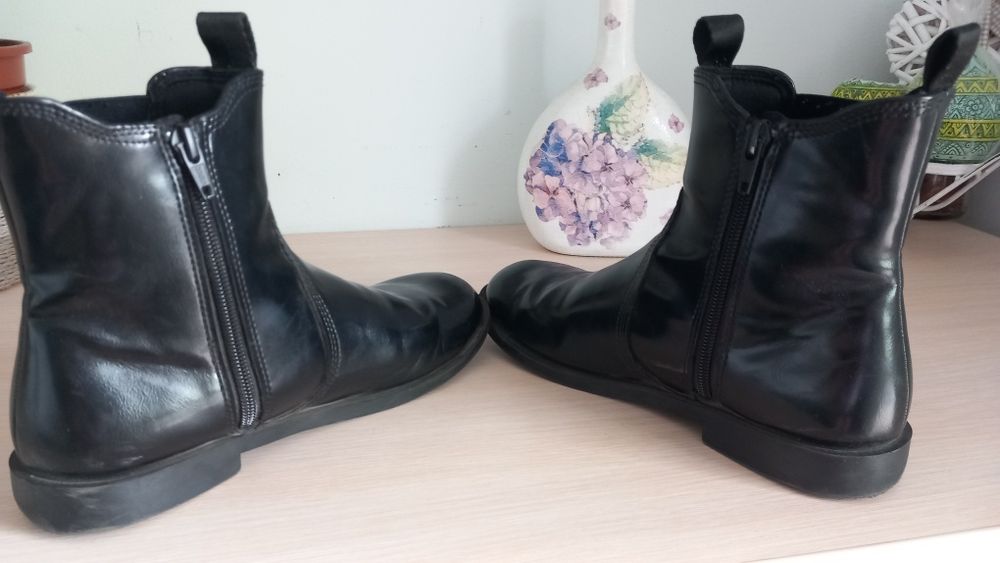 Botki czarne Zara 35