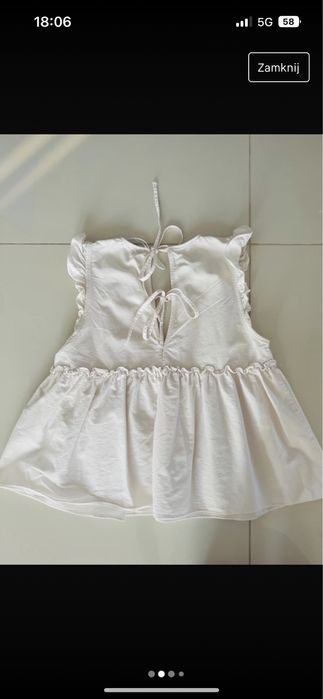 Biala bluzka Zara- rozm.S