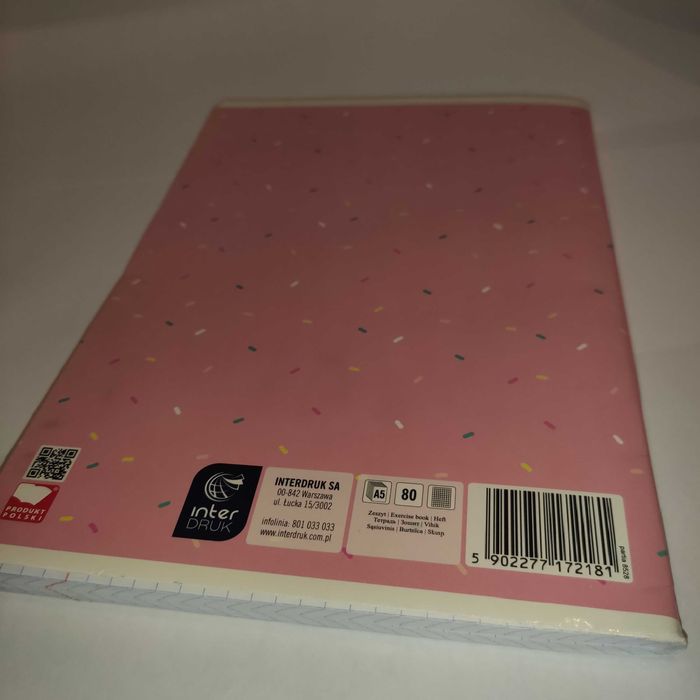 Zeszyt szkolny w kratkę - 80 kartek