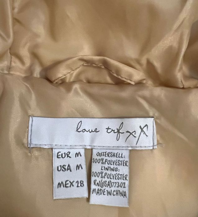 Blusão Bomber dourado - Zara - M/ 38 - Excelente estado .