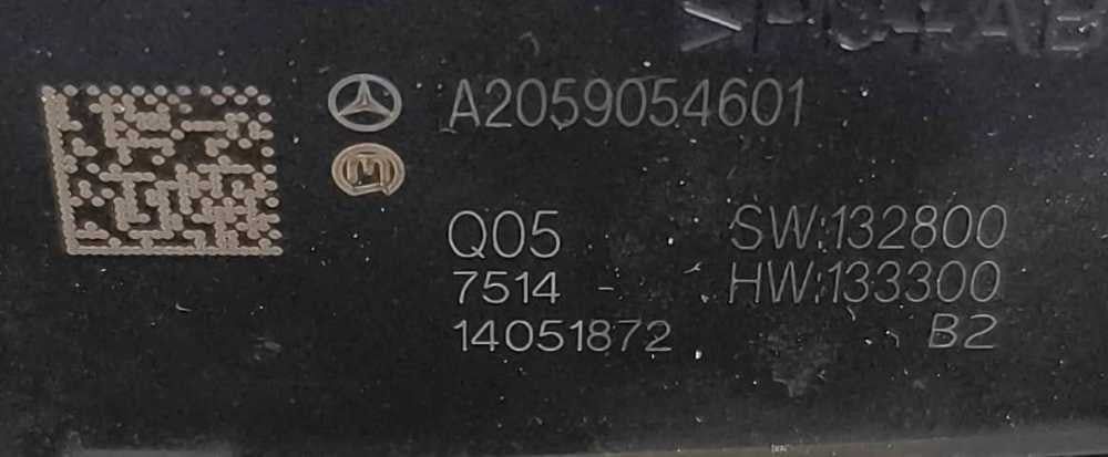 Comando do Rádio A2059054601 - MERCEDES-BENZ C-CLASS