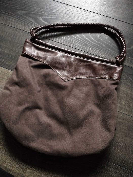 Torebka torba Levi's ciemny brąz - jak nowa