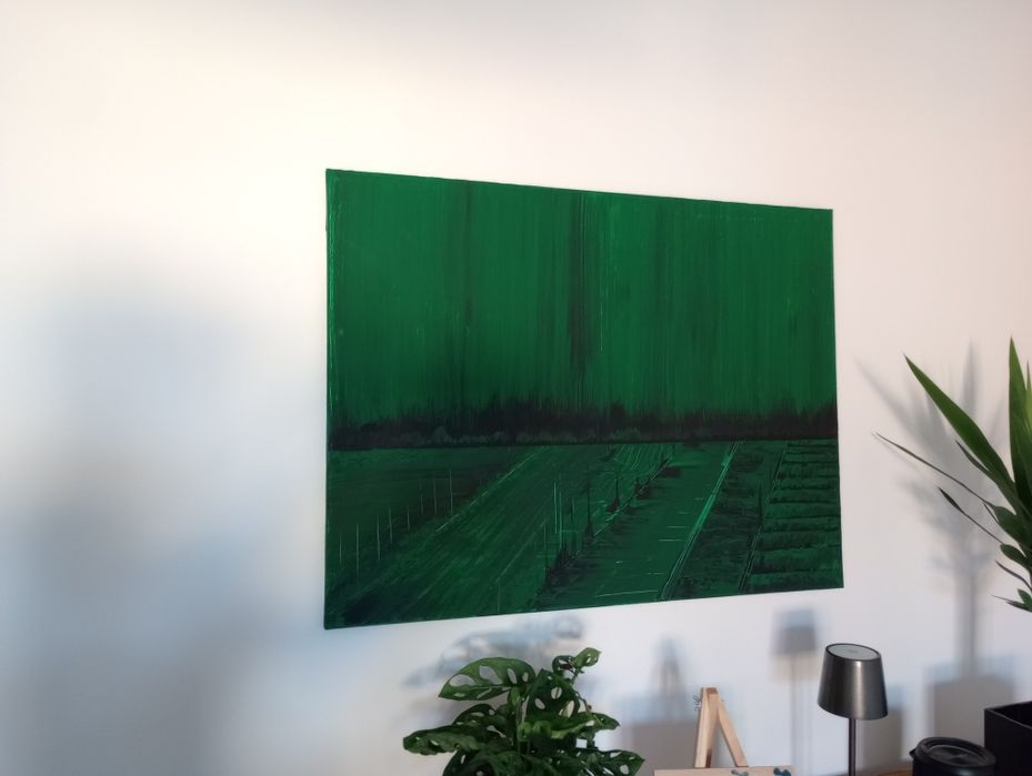 Sprzedam ręcznie malowany wany obraz