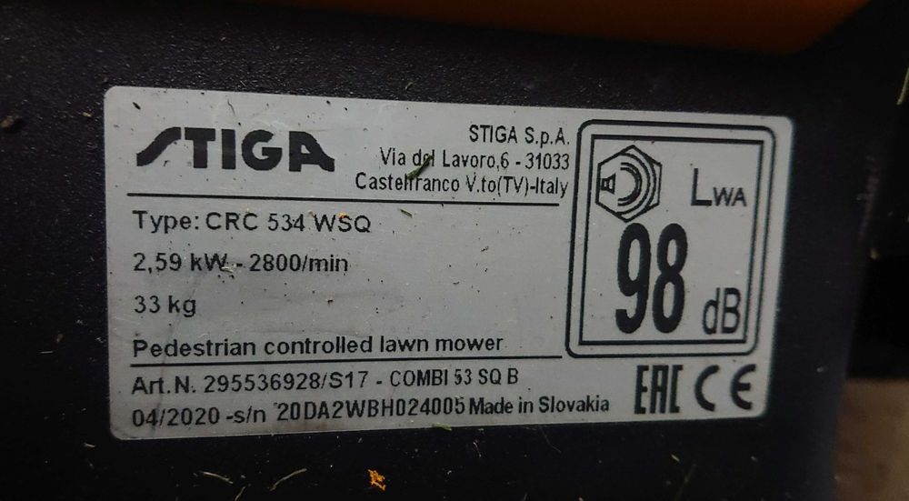 Stiga Combi 53 SQ B