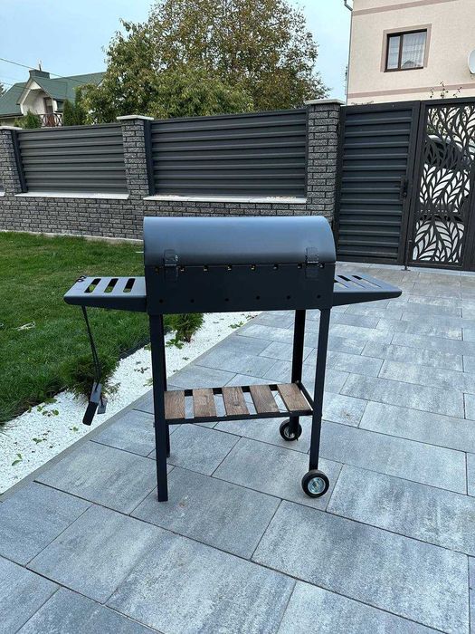 Мангал гриль барбекю метал 4 мм на 8 шампурів ВСЕ В КОМПЛЕКТІ