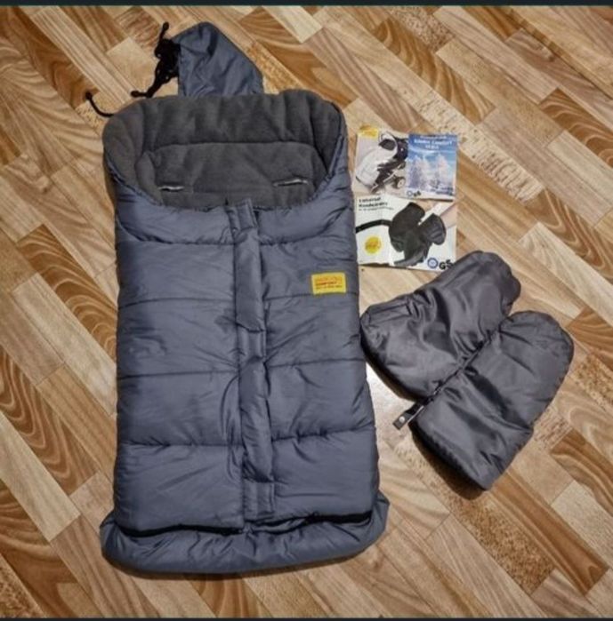 Конверт в коляску та рукавичкі на коляску фірми Kinder Comfort