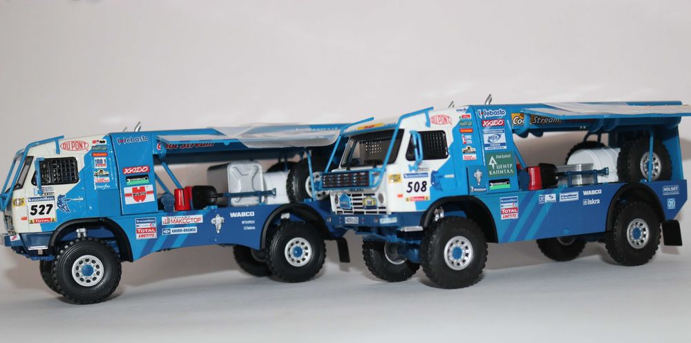 Lisboa-Dakar. KamAZ-4911 № 527. Racing Truck.  2º lugar Lisboa-Dakar 2007, Eligor.