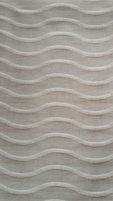 Cortinas em onda cinzenta