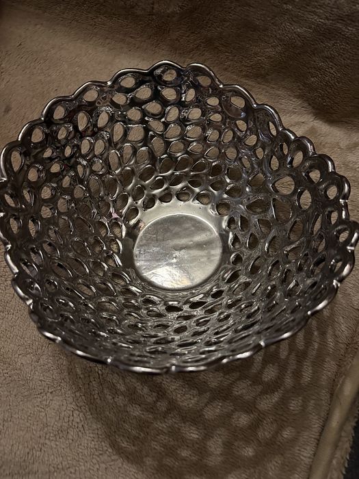 Ażurowa srebrna miska #polecam!