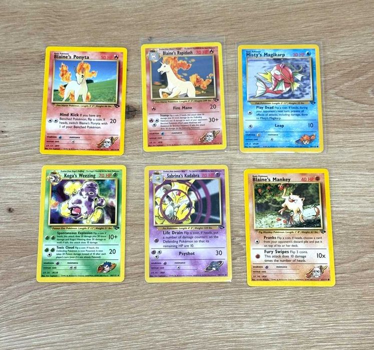 Gym Challenge Cartas Originais Pokémon TCG WOTC - ING