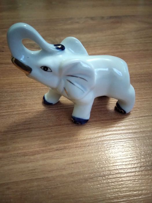 Słoń figurka porcelana, EM EXCLUSIVE COLLECTION słoń