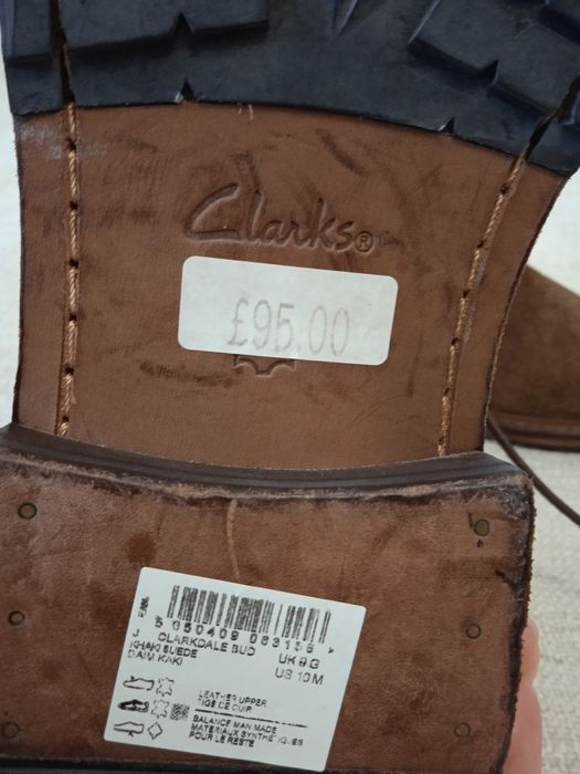 Черевики чоловічі Clarks 43р.