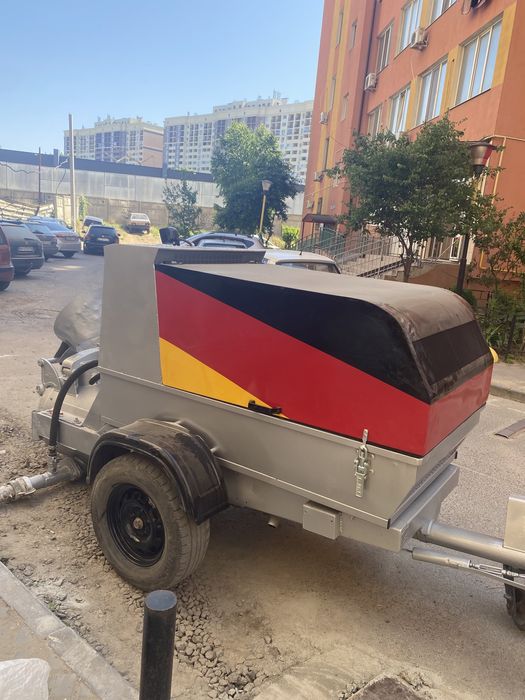 Пневмонагнітач  , станція для напівсухої стяжки