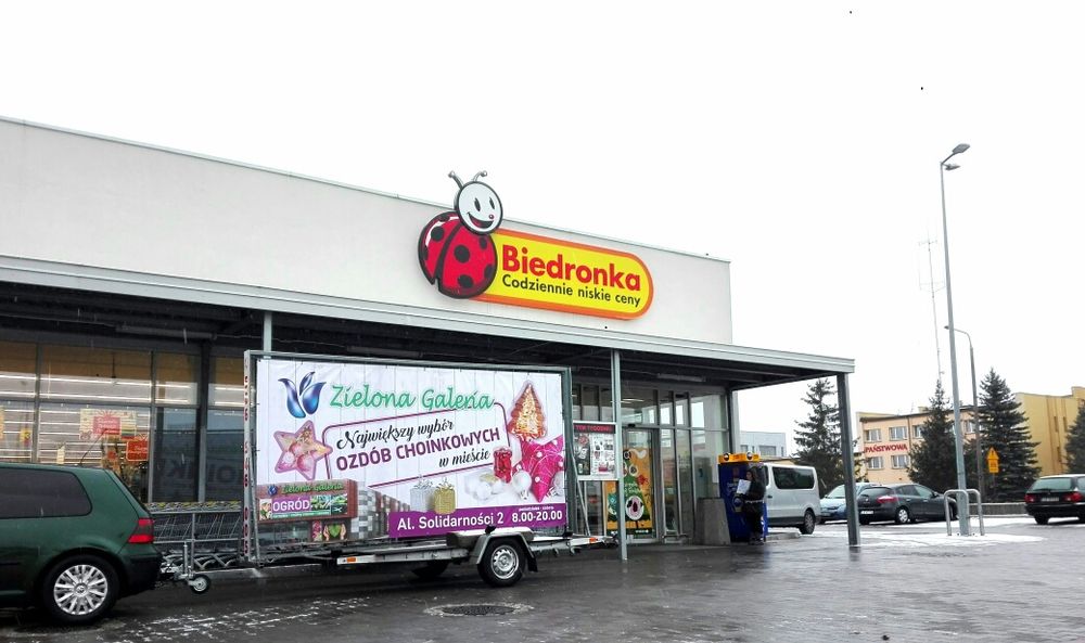 Reklama mobilna, przyczepa reklamowa, mobil reklamowy, przyczepka rekl ...