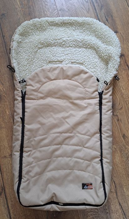 Зимовий конверт на овчині у візок та санчата