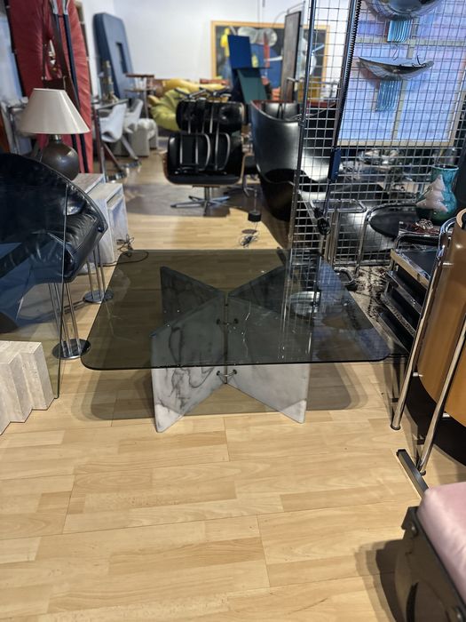 Rzadki stolik kawowy Ikea Lagun. Marmur