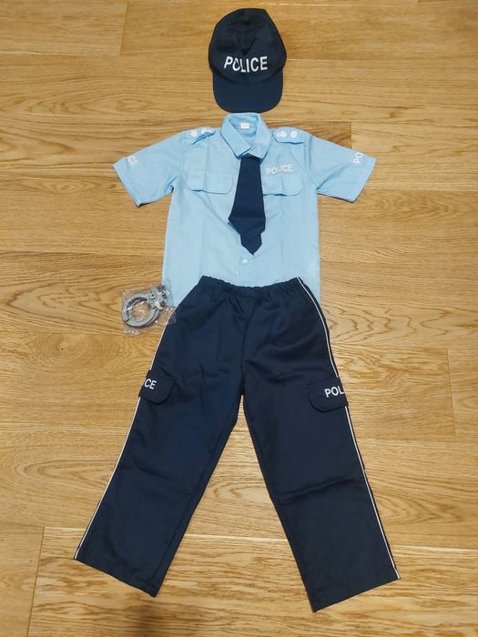 Strój policjanta 7-8 lat przebranie kostium