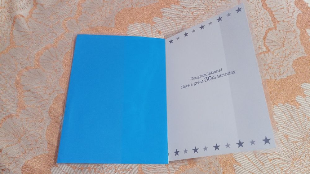 Листівка З днем народження Happy birthday 30 років