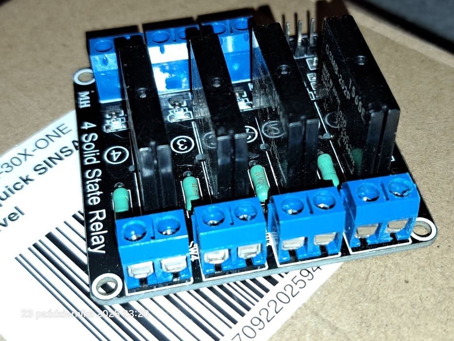 przekaźnik półprzewodnikowy ssr arduino 4 kanały