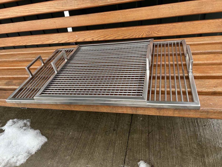 Решітка-гриль із нержавіючої сталь.На замовленя