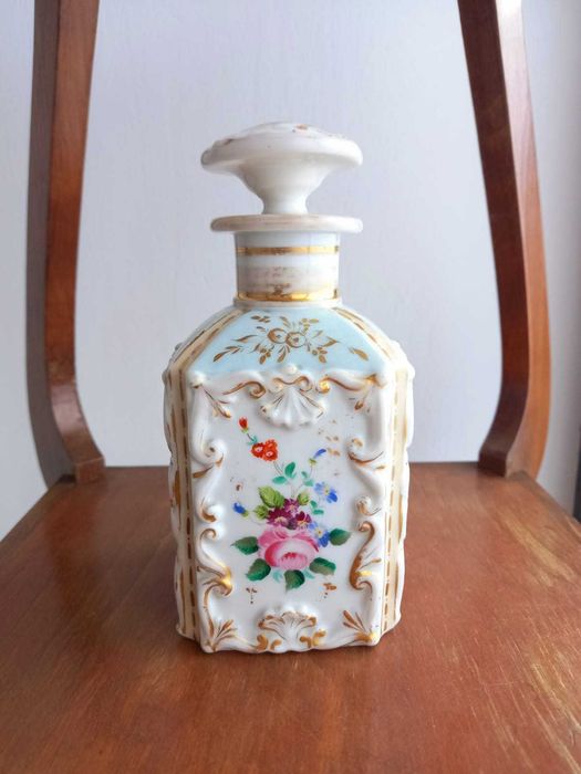 Frasco de perfume porcelana francesa