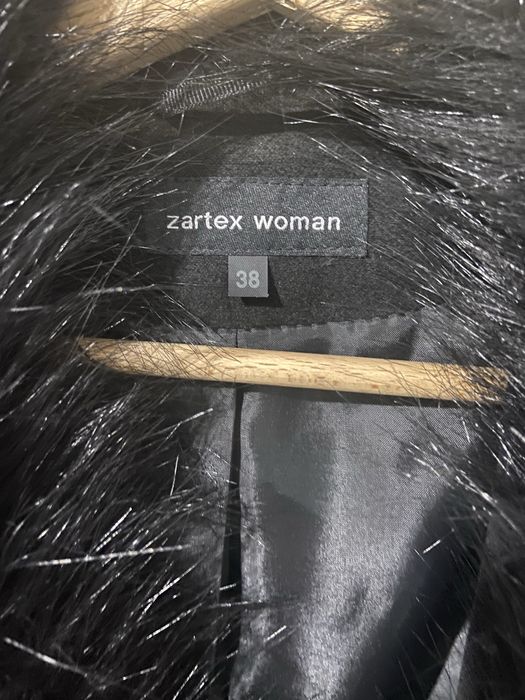 Płaszcz czarny Zartex rozm 38