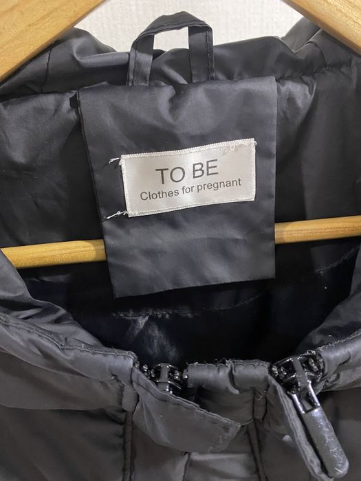 Зимова куртка/ пальто для вагітних To Be (пух)/ ромір 44 м
