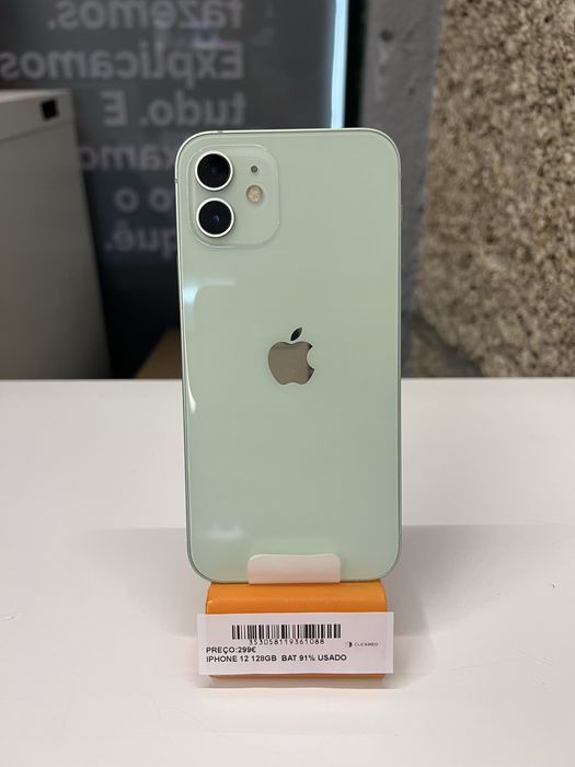 Apple iPhone 12 128GB — Impecável, Fatura + Garantia | Desbloqueado