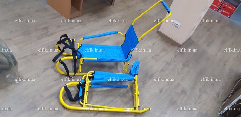 Санки трансформер із підстилкою та батьківською ручкою Франківськ