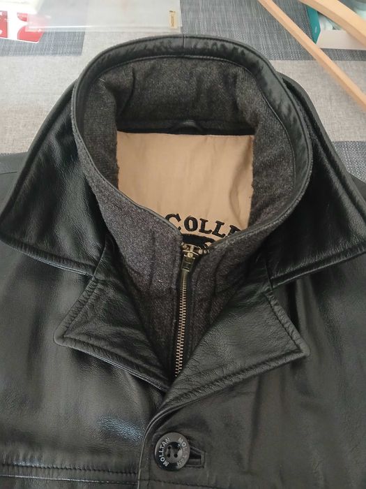 Kurtka męska ze skóry naturalnej-  60-XXL Molltan