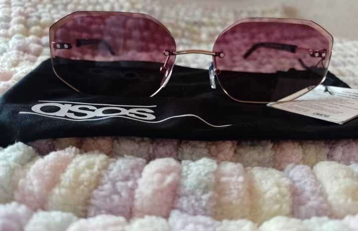ASOS) Ekskluzywne okulary przeciwsłoneczne w etui) NOWE