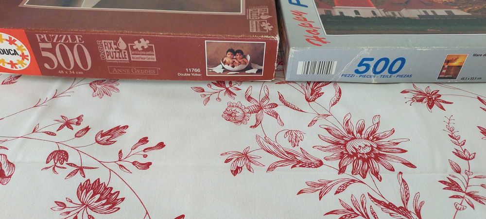 Dois Puzzles de 500 peças
