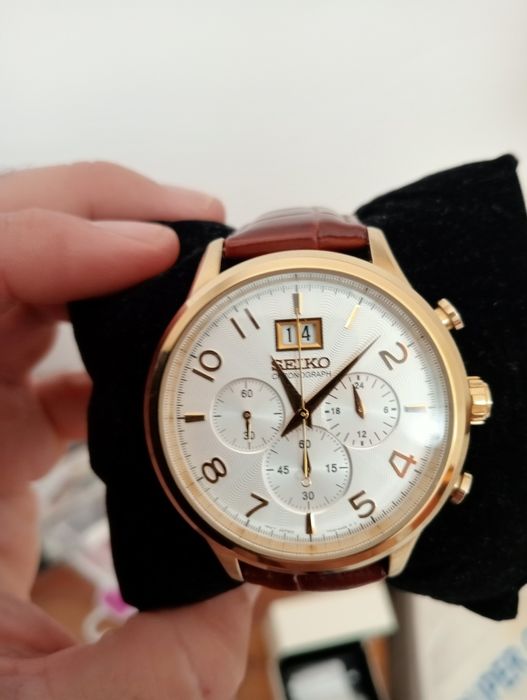 Relógio de homem Seiko SPC088P1 e bracelete a estreiar