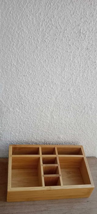 Organizador de maquilhagem em Bambú