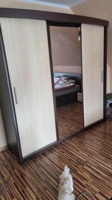 Meble sypialnia łóżko szafa komoda