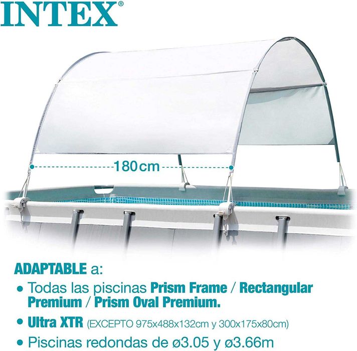 Toldo solar para piscina, INTEX, Nova