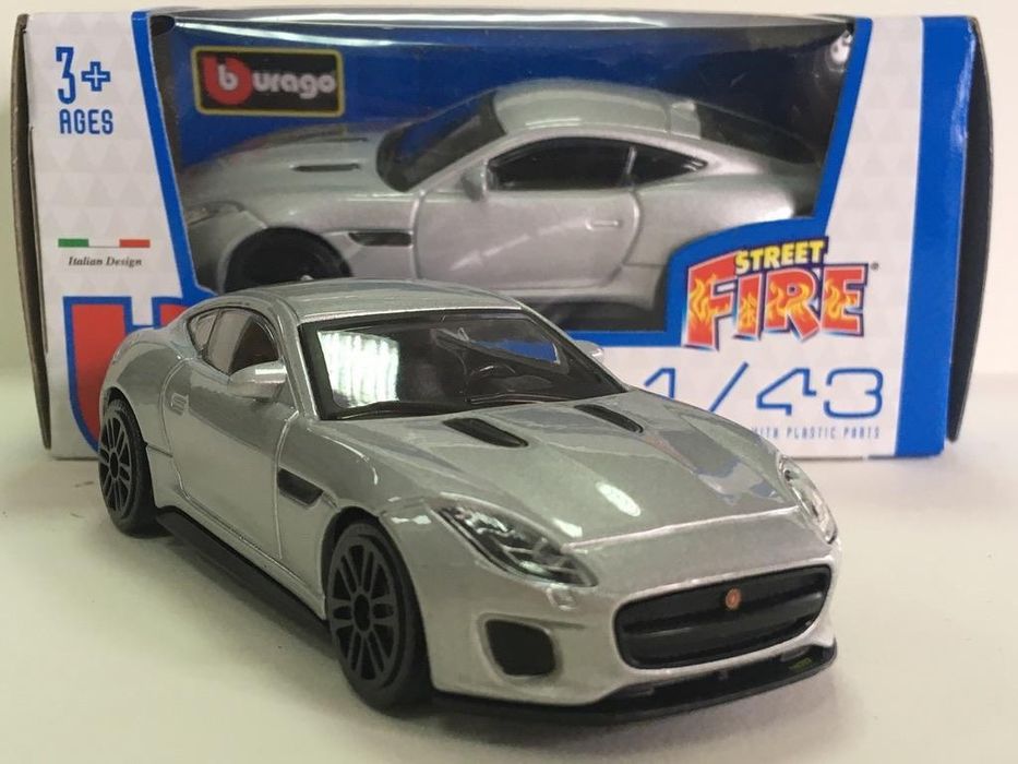 Jaguar F-Type R Dynamic V6 Burago 1/43 Novo