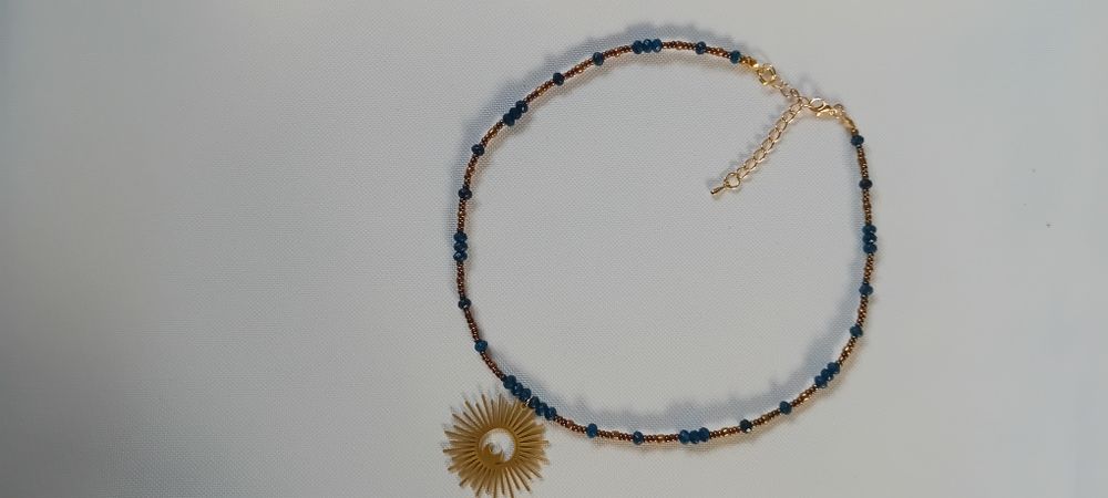 Naszyjnik/Choker kamienie naturalne