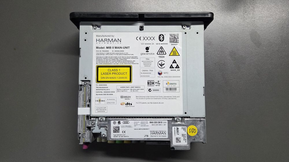 MMI Audi A4 B9 2016-2019