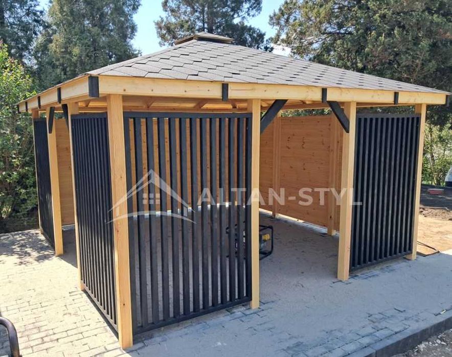 Altany,altanki, wiaty, altana ogrodowa PAULINA(2) 3x3m PRODUCENT