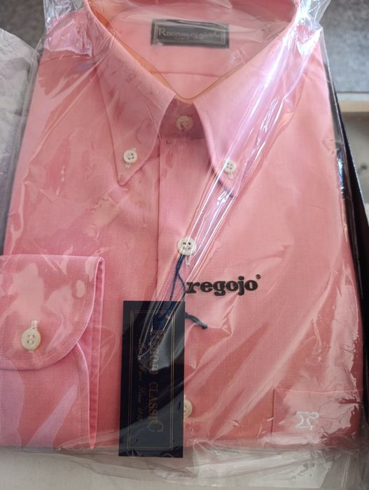 Camisa salmão Regojo tamanho 41