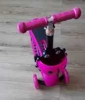 Hulajnoga trójkołowa Ricokids Buggy - różowa