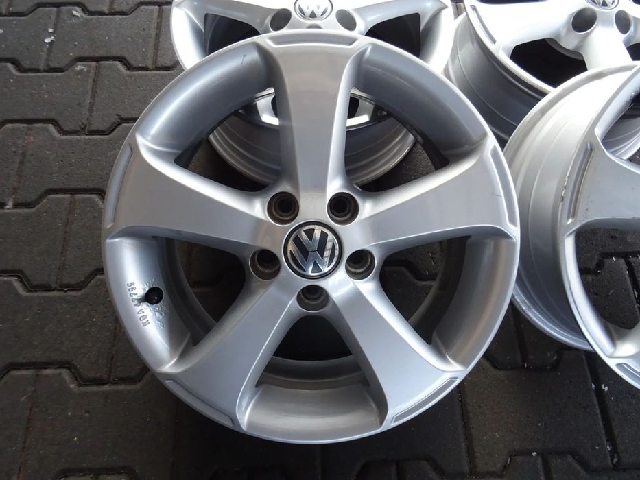 5x100x57 6Jx15 ET40 Volkswagen oryginalne felgi 15