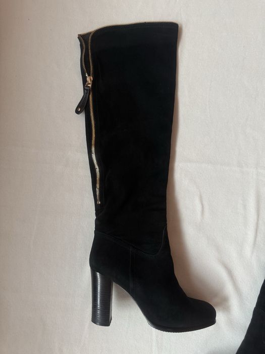 Замшеві ботфорди р.37