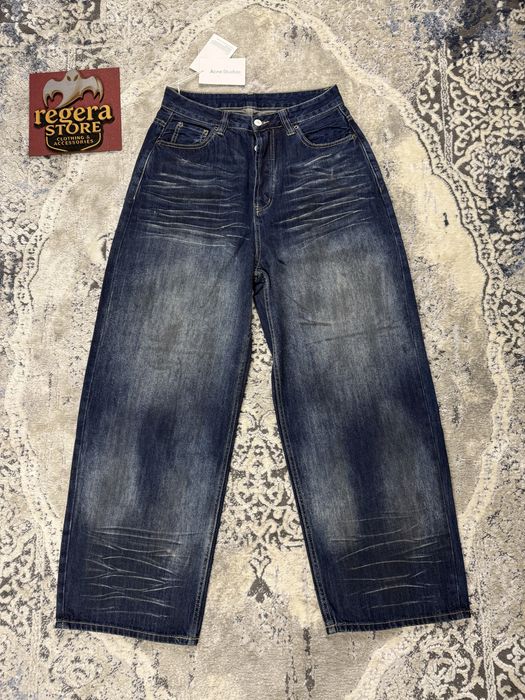 Джинсы Acne Studios loose fit jeans 2023 акне студио baggy широкие