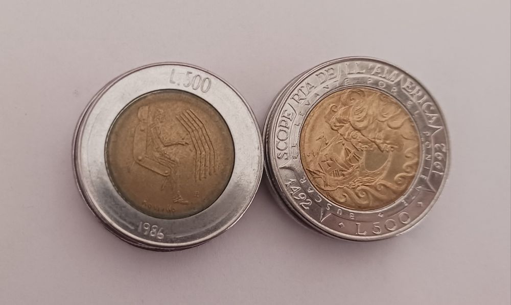 500 Lire San Marino - 8 moedas diferentes
