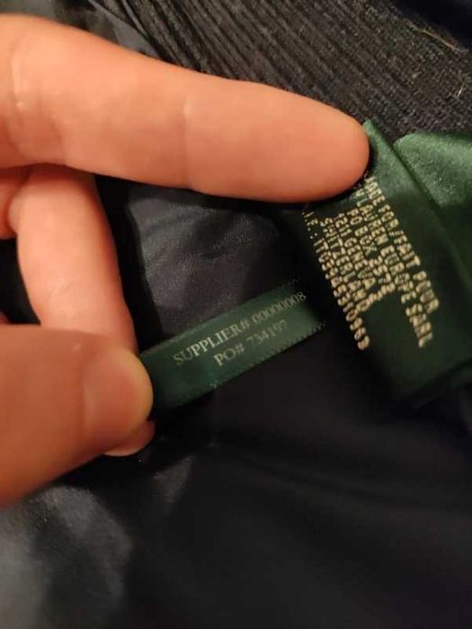 Kurtka Ralph Lauren - pikowana, skórzane wstawki, stan bdb! mega cena